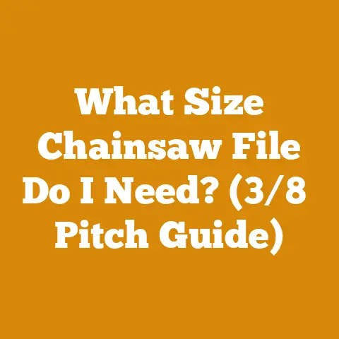 What Size Chainsaw File Do I Need? (3/8″ Pitch Guide)