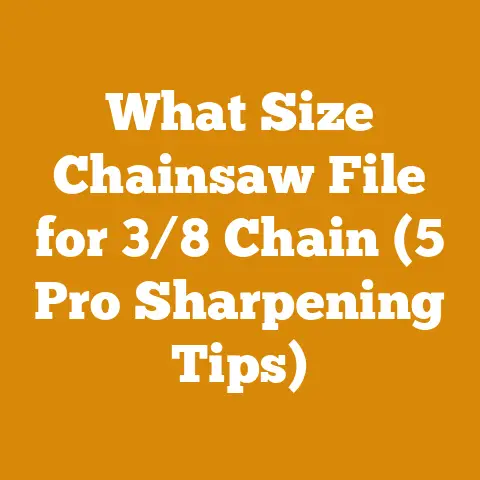 What Size Chainsaw File for 3/8 Chain (5 Pro Sharpening Tips)
