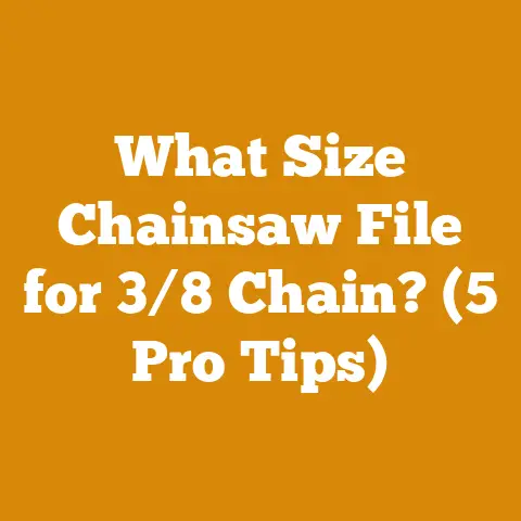 What Size Chainsaw File for 3/8 Chain? (5 Pro Tips)