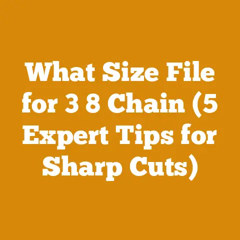 What Size File for 3 8 Chain (5 Expert Tips for Sharp Cuts)