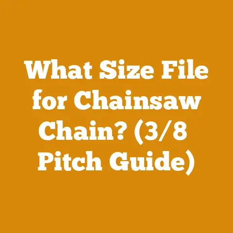 What Size File for Chainsaw Chain? (3/8″ Pitch Guide)