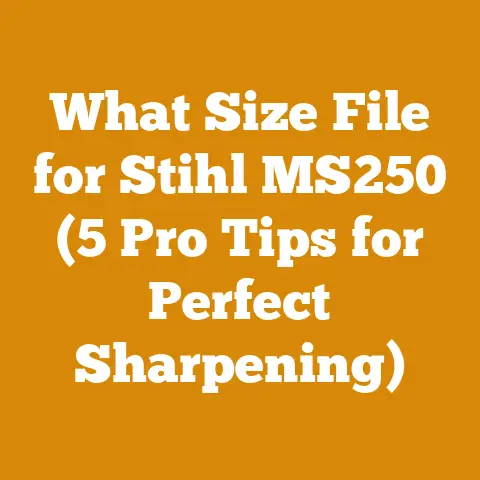 What Size File for Stihl MS250 (5 Pro Tips for Perfect Sharpening)