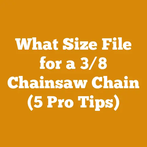 What Size File for a 3/8 Chainsaw Chain (5 Pro Tips)