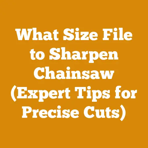 What Size File to Sharpen Chainsaw (Expert Tips for Precise Cuts)