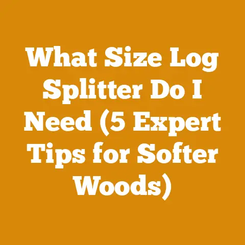 What Size Log Splitter Do I Need (5 Expert Tips for Softer Woods)