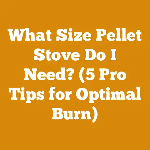 What Size Pellet Stove Do I Need? (5 Pro Tips for Optimal Burn)