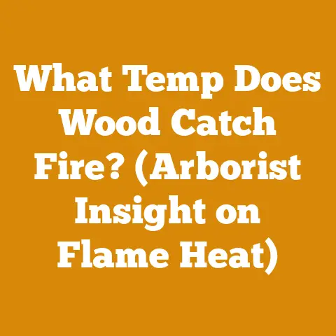 What Temp Does Wood Catch Fire? (Arborist Insight on Flame Heat)