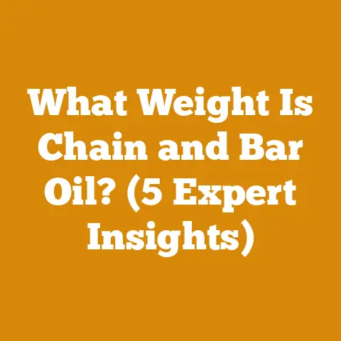 What Weight Is Chain and Bar Oil? (5 Expert Insights)