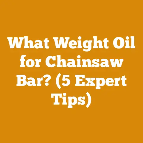 What Weight Oil for Chainsaw Bar? (5 Expert Tips)