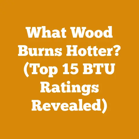 What Wood Burns Hotter? (Top 15 BTU Ratings Revealed)
