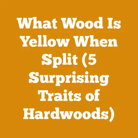 What Wood Is Yellow When Split (5 Surprising Traits of Hardwoods)
