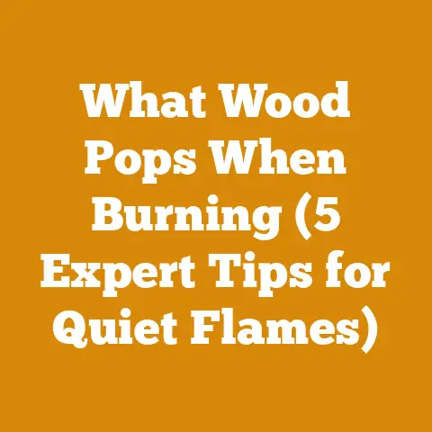 What Wood Pops When Burning (5 Expert Tips for Quiet Flames)