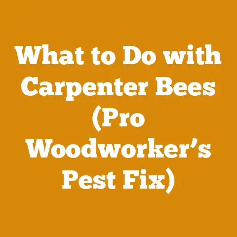 What to Do with Carpenter Bees (Pro Woodworker’s Pest Fix)