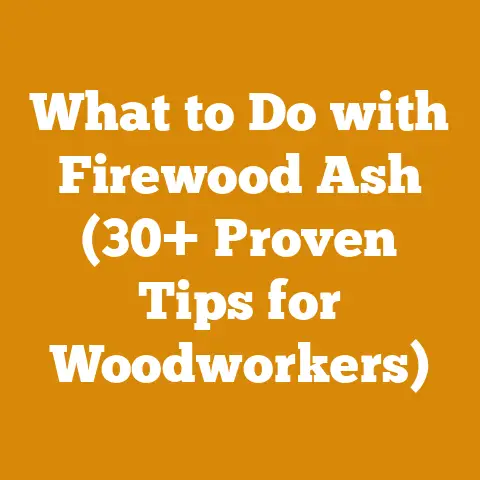 What to Do with Firewood Ash (30+ Proven Tips for Woodworkers)
