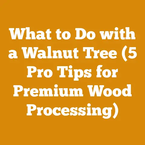 What to Do with a Walnut Tree (5 Pro Tips for Premium Wood Processing)