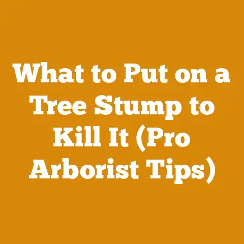 What to Put on a Tree Stump to Kill It (Pro Arborist Tips)