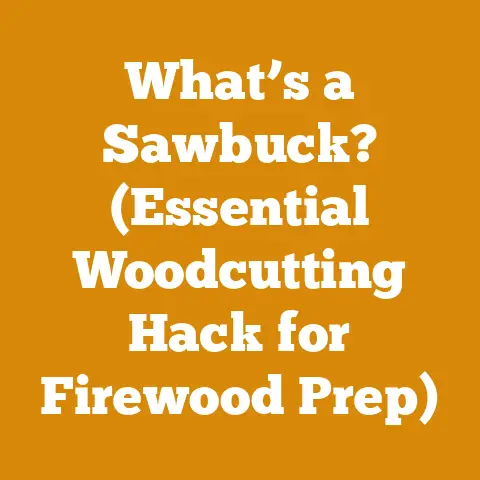 What’s a Sawbuck? (Essential Woodcutting Hack for Firewood Prep)