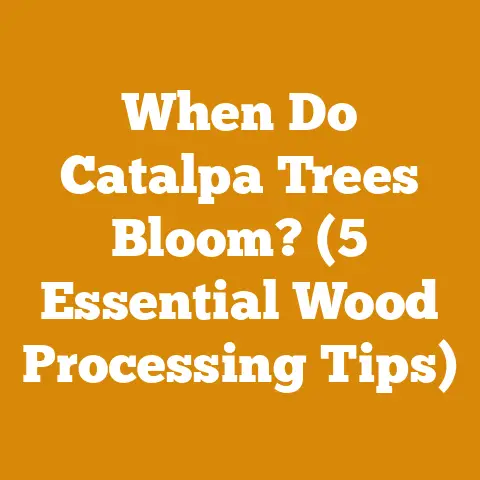 When Do Catalpa Trees Bloom? (5 Essential Wood Processing Tips)