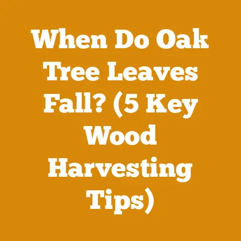 When Do Oak Tree Leaves Fall? (5 Key Wood Harvesting Tips)