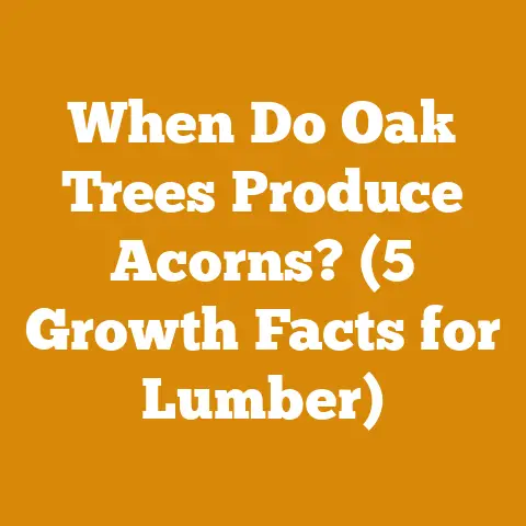 When Do Oak Trees Produce Acorns? (5 Growth Facts for Lumber)