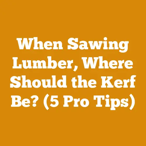 When Sawing Lumber, Where Should the Kerf Be? (5 Pro Tips)