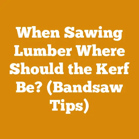 When Sawing Lumber Where Should the Kerf Be? (Bandsaw Tips)