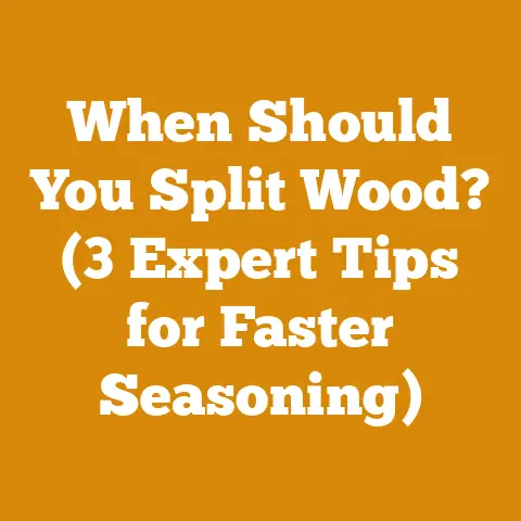 When Should You Split Wood? (3 Expert Tips for Faster Seasoning)