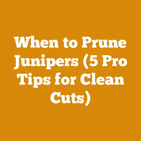 When to Prune Junipers (5 Pro Tips for Clean Cuts)
