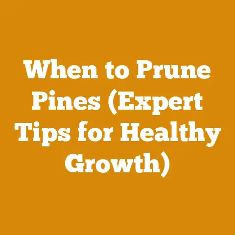 When to Prune Pines (Expert Tips for Healthy Growth)
