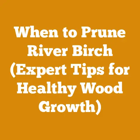 When to Prune River Birch (Expert Tips for Healthy Wood Growth)