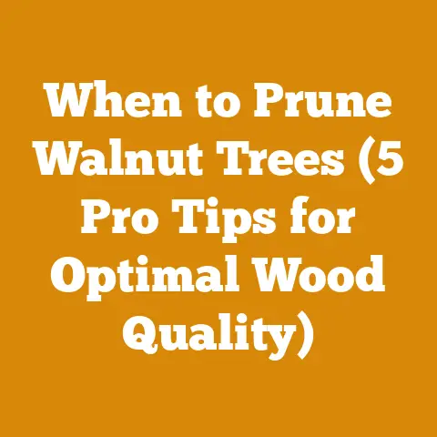When to Prune Walnut Trees (5 Pro Tips for Optimal Wood Quality)