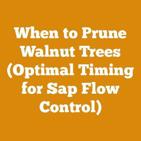 When to Prune Walnut Trees (Optimal Timing for Sap Flow Control)