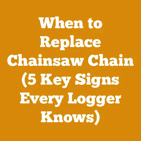 When to Replace Chainsaw Chain (5 Key Signs Every Logger Knows)