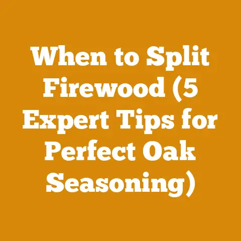 When to Split Firewood (5 Expert Tips for Perfect Oak Seasoning)