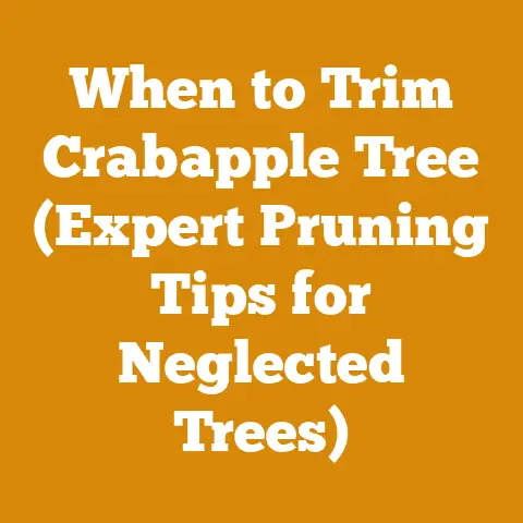 When to Trim Crabapple Tree (Expert Pruning Tips for Neglected Trees)