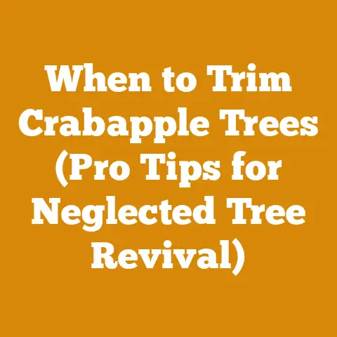 When to Trim Crabapple Trees (Pro Tips for Neglected Tree Revival)