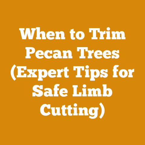When to Trim Pecan Trees (Expert Tips for Safe Limb Cutting)