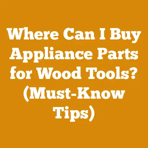 Where Can I Buy Appliance Parts for Wood Tools? (Must-Know Tips)