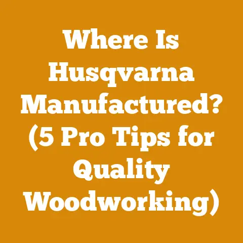 Where Is Husqvarna Manufactured? (5 Pro Tips for Quality Woodworking)