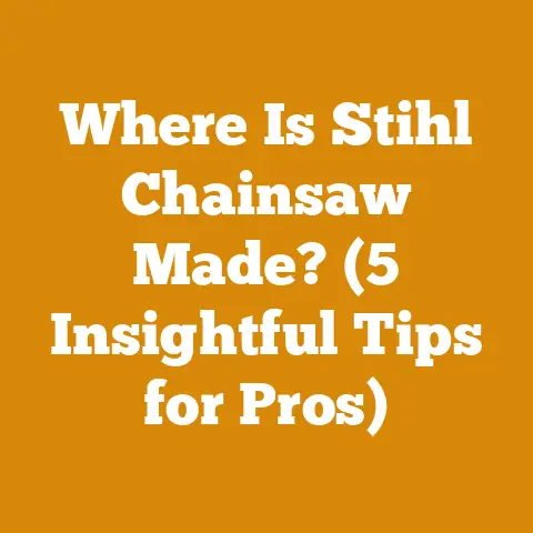 Where Is Stihl Chainsaw Made? (5 Insightful Tips for Pros)