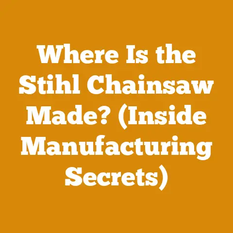 Where Is the Stihl Chainsaw Made? (Inside Manufacturing Secrets)