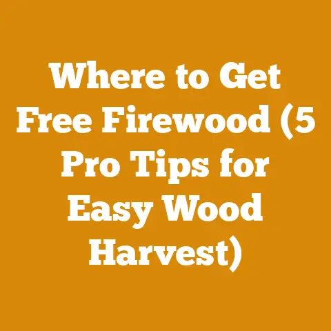 Where to Get Free Firewood (5 Pro Tips for Easy Wood Harvest)