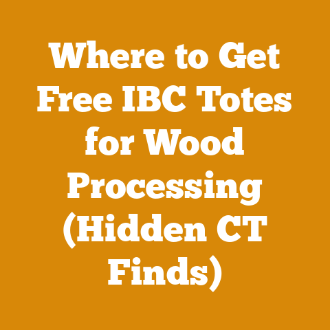 Where to Get Free IBC Totes for Wood Processing (Hidden CT Finds)