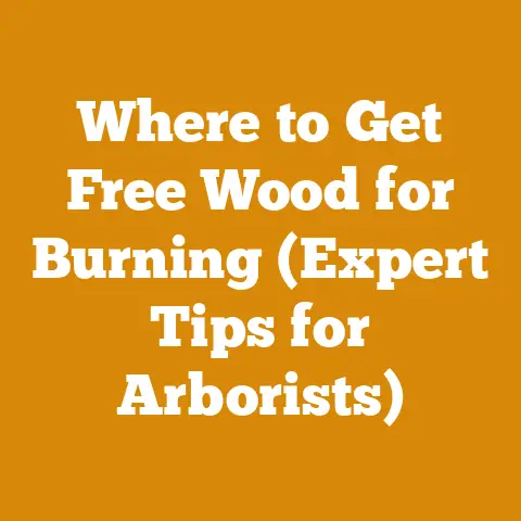 Where to Get Free Wood for Burning (Expert Tips for Arborists)