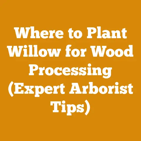 Where to Plant Willow for Wood Processing (Expert Arborist Tips)