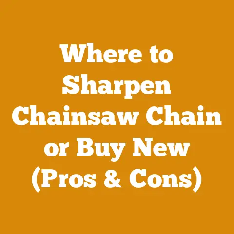 Where to Sharpen Chainsaw Chain or Buy New (Pros & Cons)