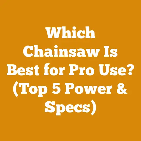 Which Chainsaw Is Best for Pro Use? (Top 5 Power & Specs)
