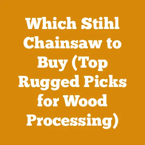 Which Stihl Chainsaw to Buy (Top Rugged Picks for Wood Processing)