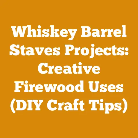 Whiskey Barrel Staves Projects: Creative Firewood Uses (DIY Craft Tips)
