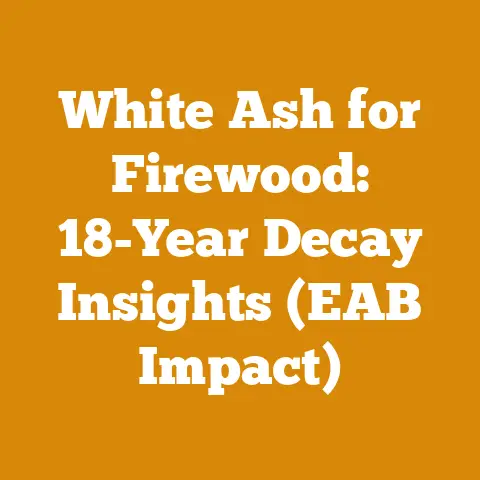 White Ash for Firewood: 18-Year Decay Insights (EAB Impact)